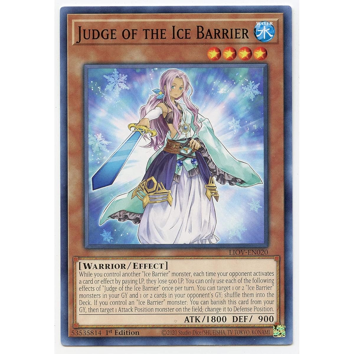 Judge of the Ice Barrier - LIOV-EN020 - Common - 1st Edition