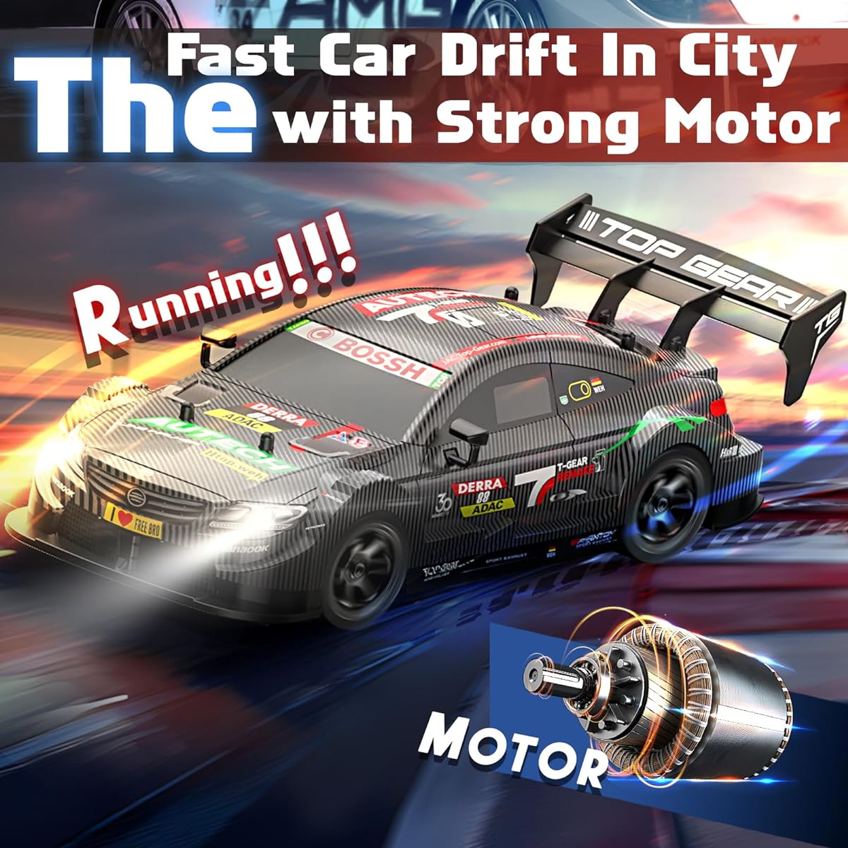 Sakeye RC Drift Car Remote Control Car Adult Boys Girls Kids Gift