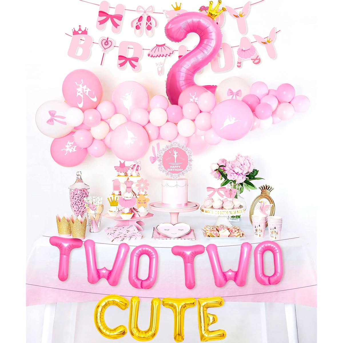 31 Cute 2 Year Old Birthday Decorations for Girls 2 Cute Ballerina Birthday Decorations Ballerina 2 Year Old Birthday Balloons Ballet Birthday Balloons