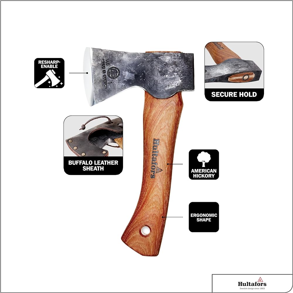 Hultafors Outdoor Climbing Ax Orgel Fan Mini Hatchet AV08417600