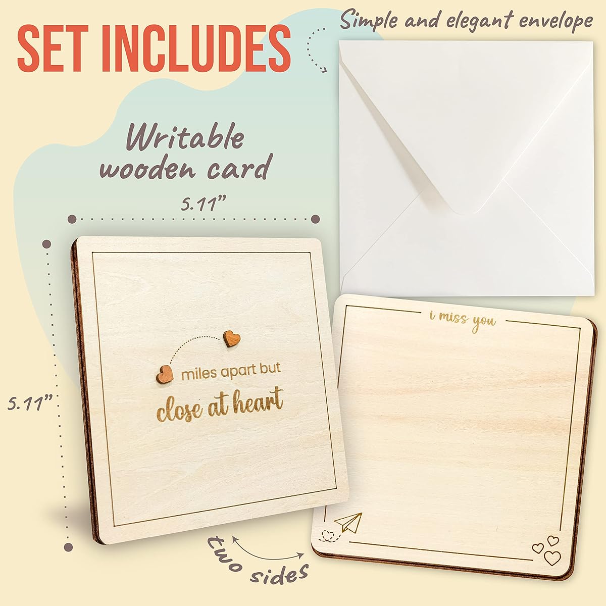 STOFINITY Long Distance Cards - Long Distance Relationship Gifts Love Messages Gifts for Boyfriend and Girlfriend