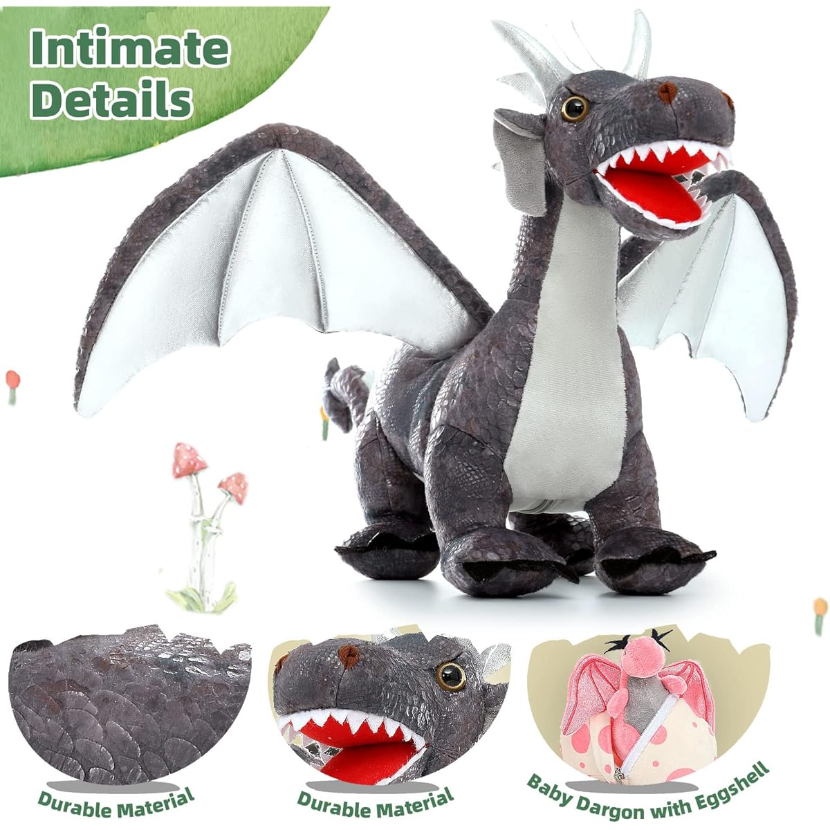 Muiteiur Dargon Plush Toy