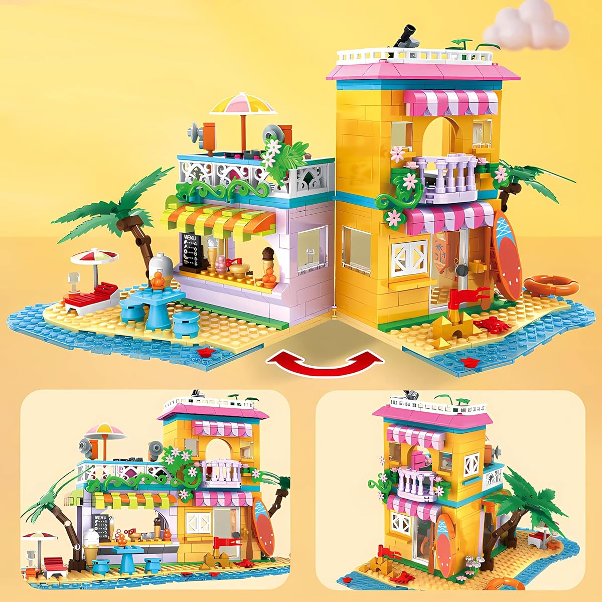Swithun Sea House Ship Friend Building Blocks for Adults