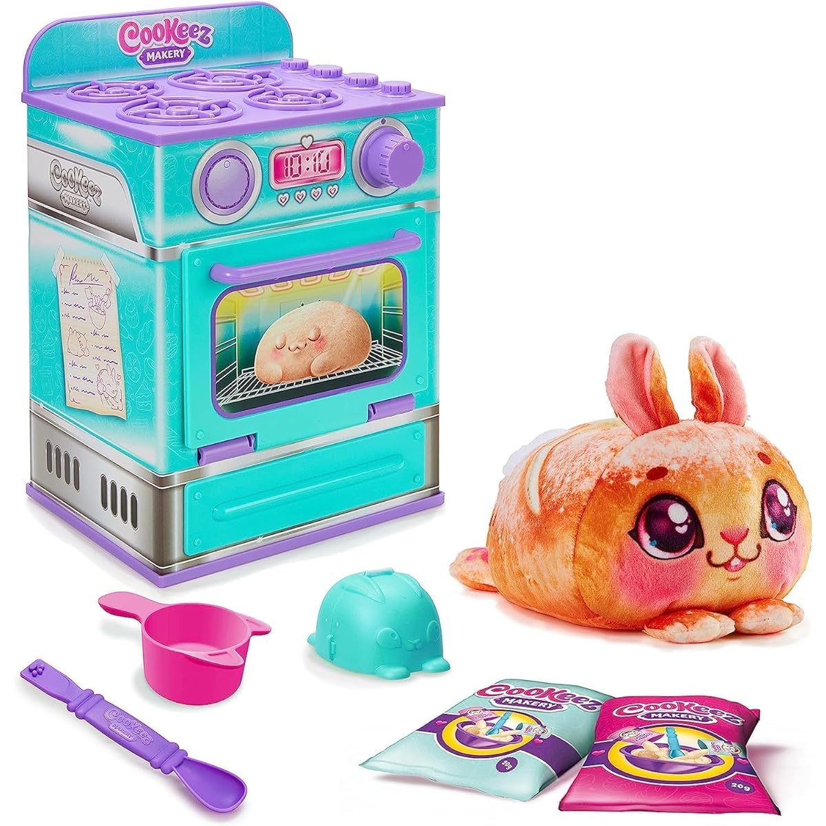 LMNITRIX COOKEEZ MAKERY Baked Tritz Oven.Mix & Make Plush Best Friends!Put the batter in the oven and be amazed when your warm, fragrant, interactive, plush friend comes out!Top 2023, Blue