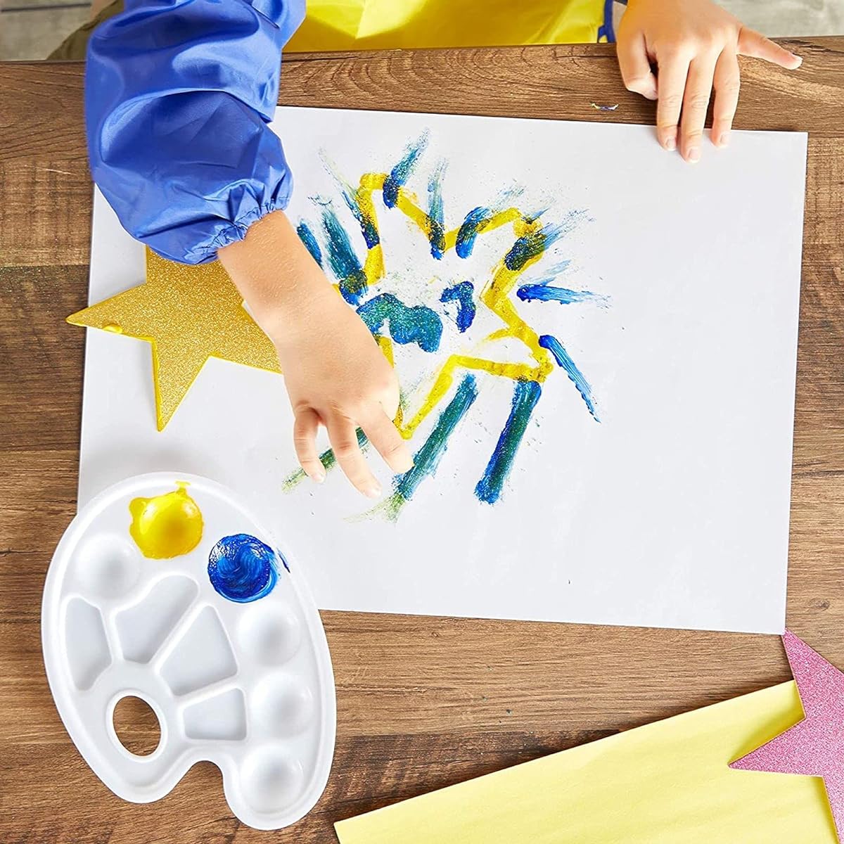 Bright Creations Finger Painting Paper Pads Kids Art Supplies 50 Sheets/Pad (17 x 12 Inches 2 Pack)