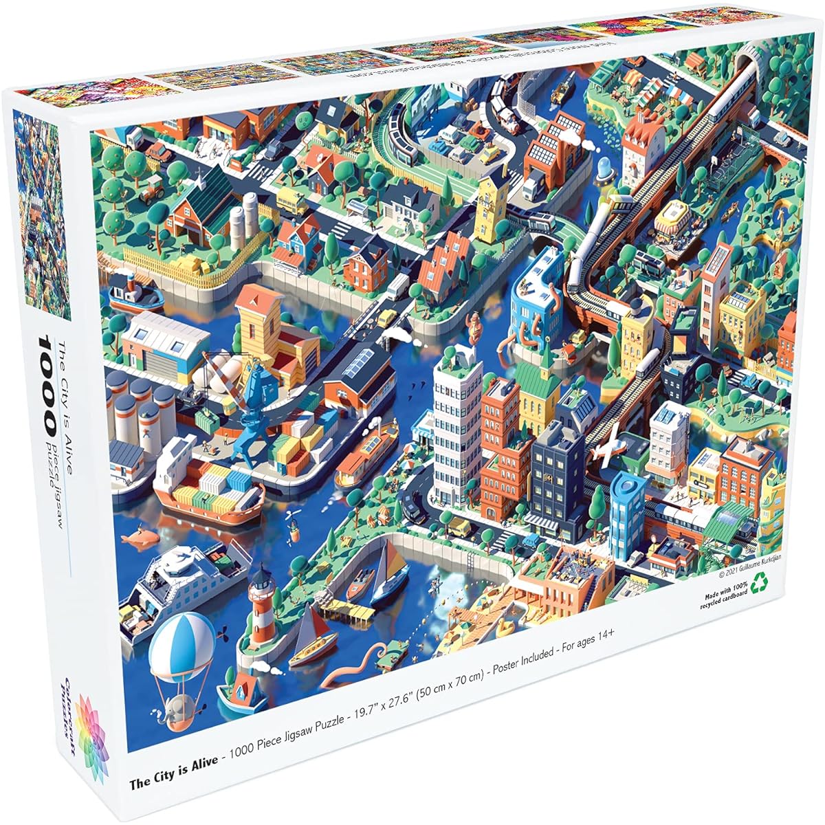 Colorcraft The City is Alive Jigsaw Puzzle 1000 Pieces