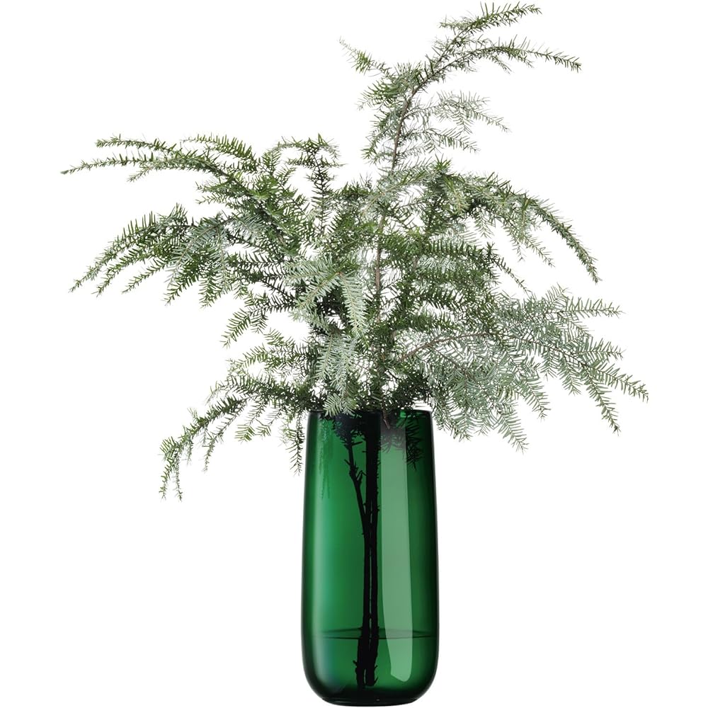 LSA Flower Vase Green Height 38cm FOREST G1057-38-174