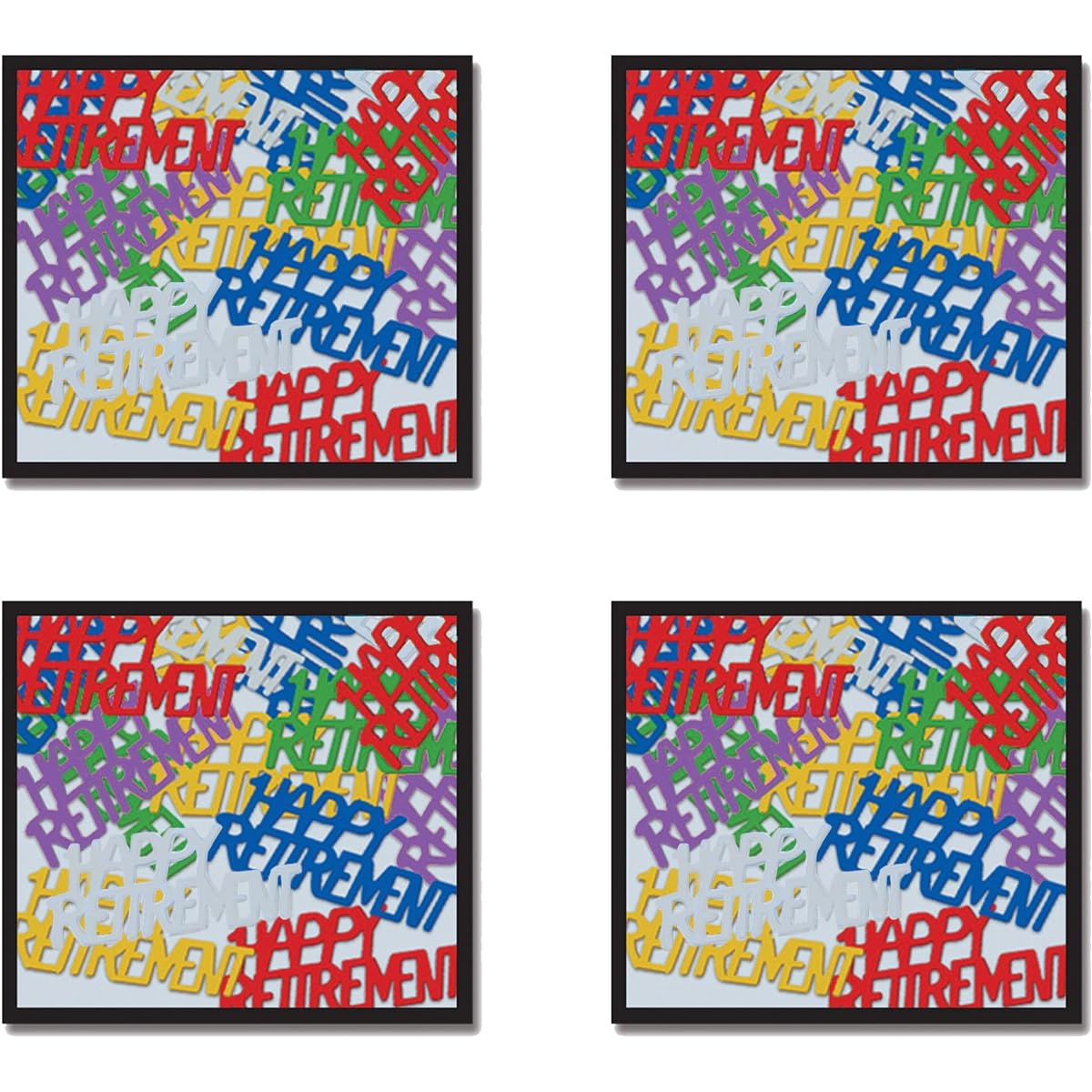 Beistle 50646-mc Happy Retirement fanci-fetti Multicolor S50646MCAZ4