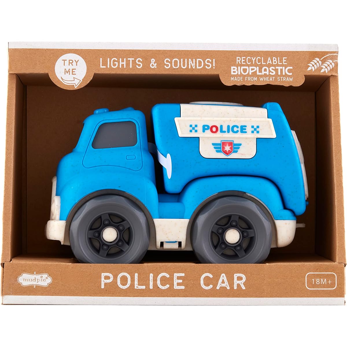 Mud Pie Kids Emergency Toy Car Police Car
