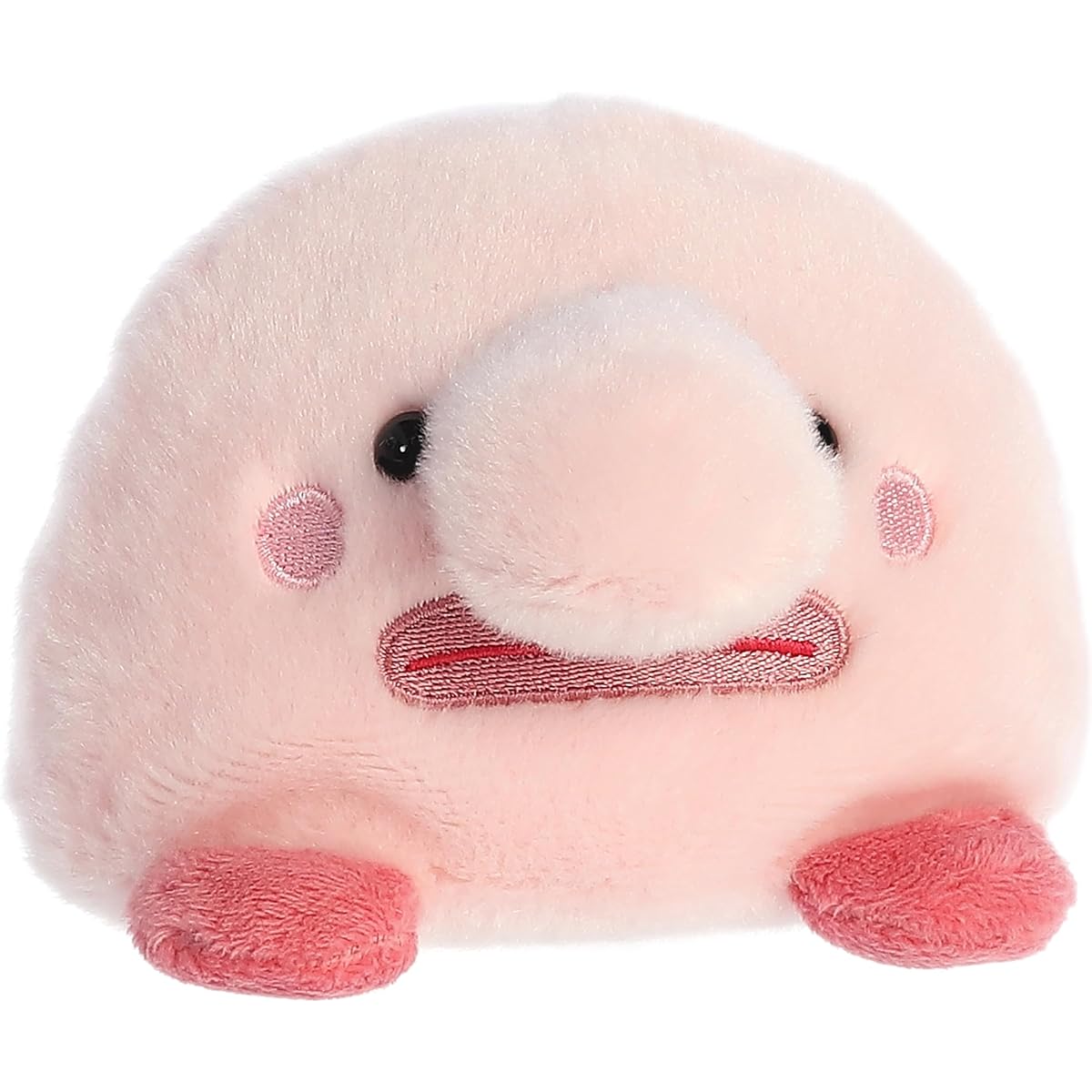 Aurora Adorable Palm Pals Bart Blobfish Stuffed Animal - Pocket-Sized Play - Collectable Fun - Pink 5 Inches