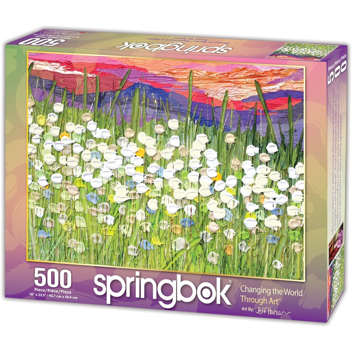 Springbok's 500 Piece Jigsaw Puzzle Picnic Aspen