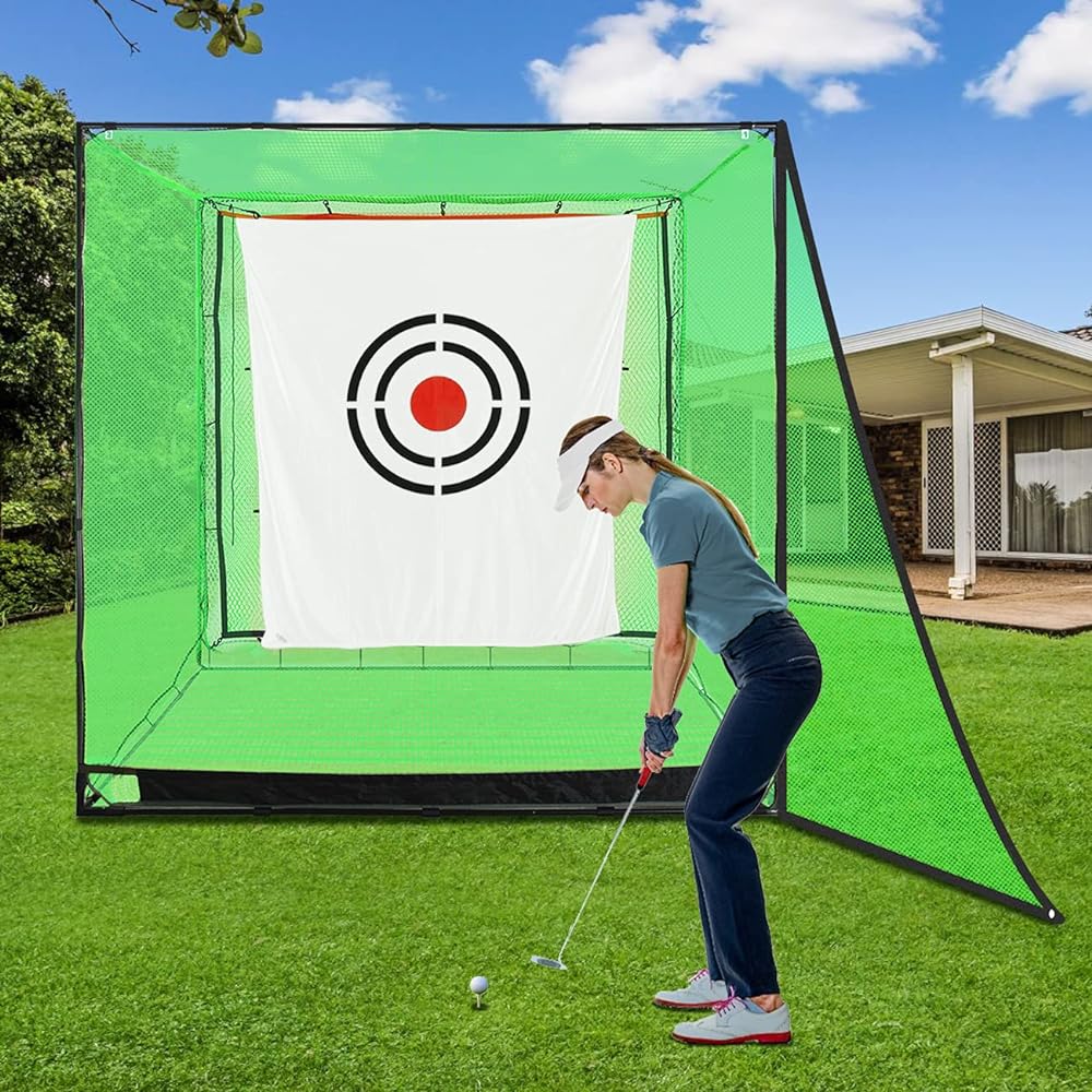 Golf Target Target for Golf Target Practice Target 1.8 x 1.5m Shock Absorption Noise Reduction Indoor Outdoor Space Saving