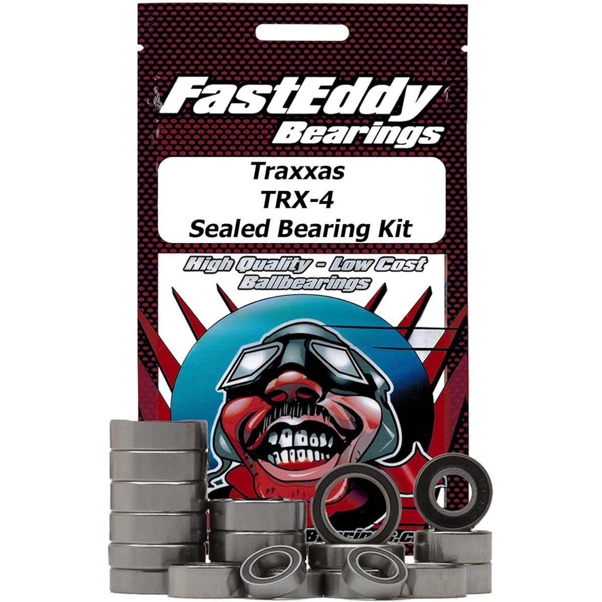 FastEddy Bearings Sealed Bearing Kit - Traxxas TRX-4 TFE4522 Electric Car/Truck Option Parts