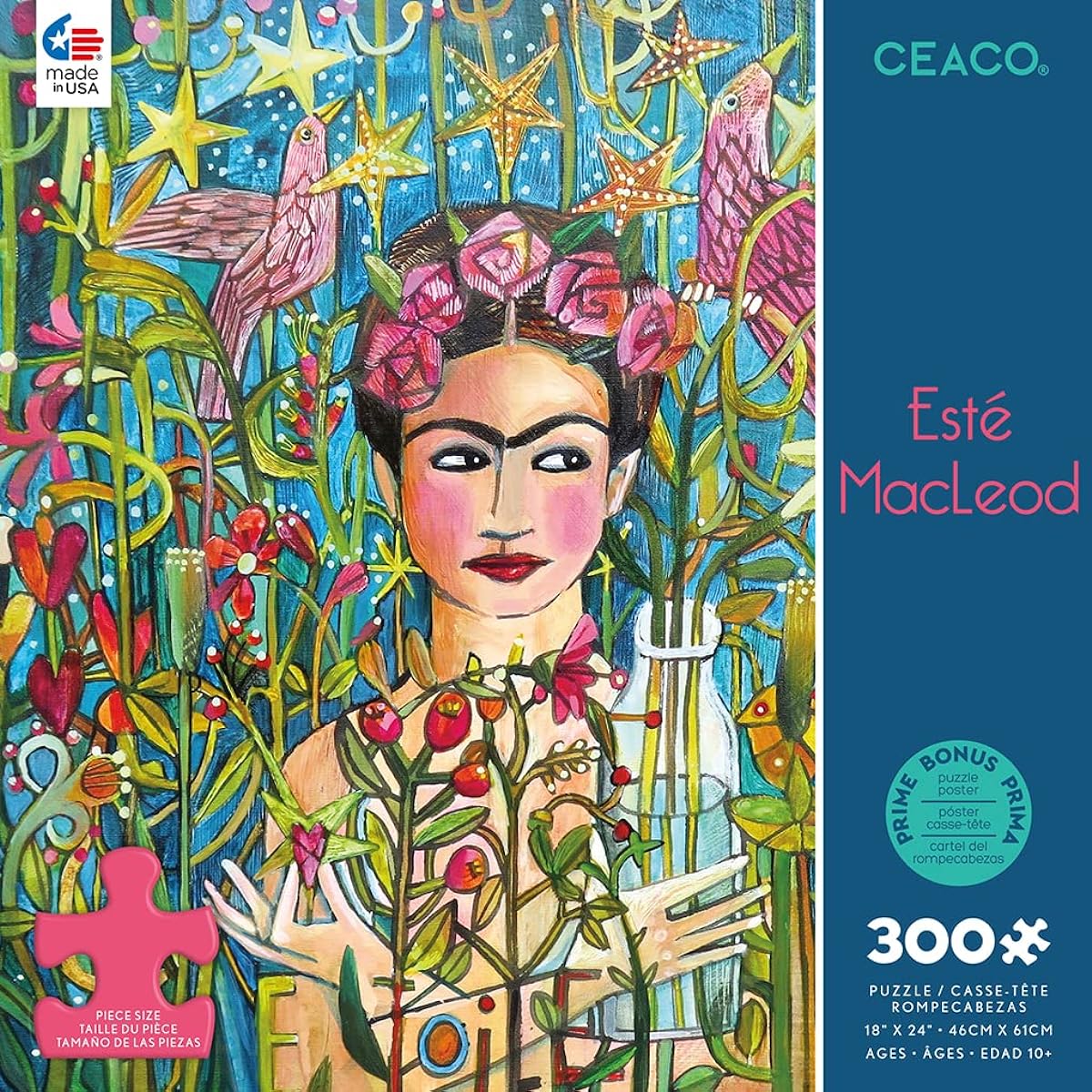 Ceaco - Este MacLeod - Frida - 300 Piece Jigsaw Puzzle