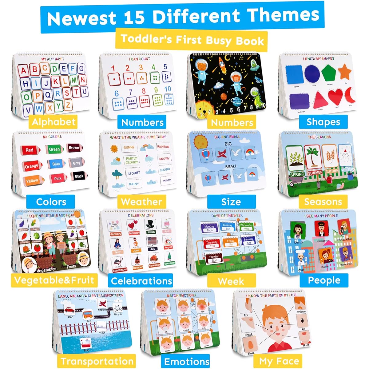HAN-MM Preschool Workbook Busy Book Whiteboard Workbook with Markers for Beginners Trace and Write Alphabet ABC Letter Practice Line Tracing Pen Control