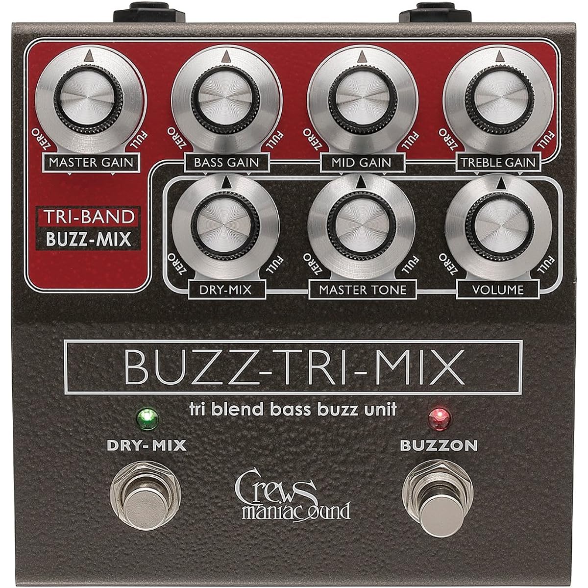 Crews Maniac Sound Buzz-Tri-Mix Bass Fuzz