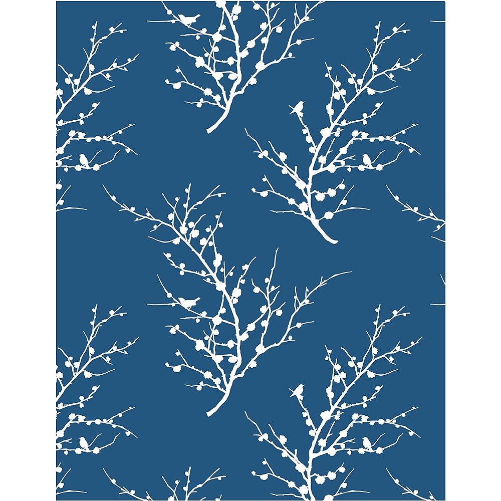 Peel-off wallpaper sticker Ten Paper Eddy Frosted Teal