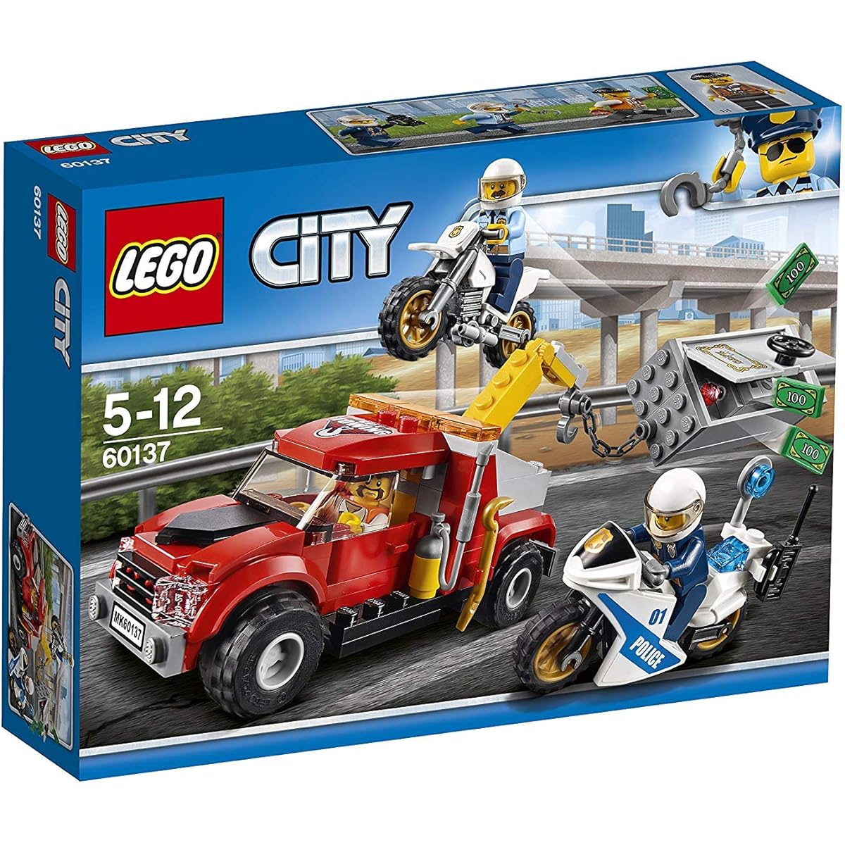 LEGO City Safe Thief Tow Truck 60137 Block Toy