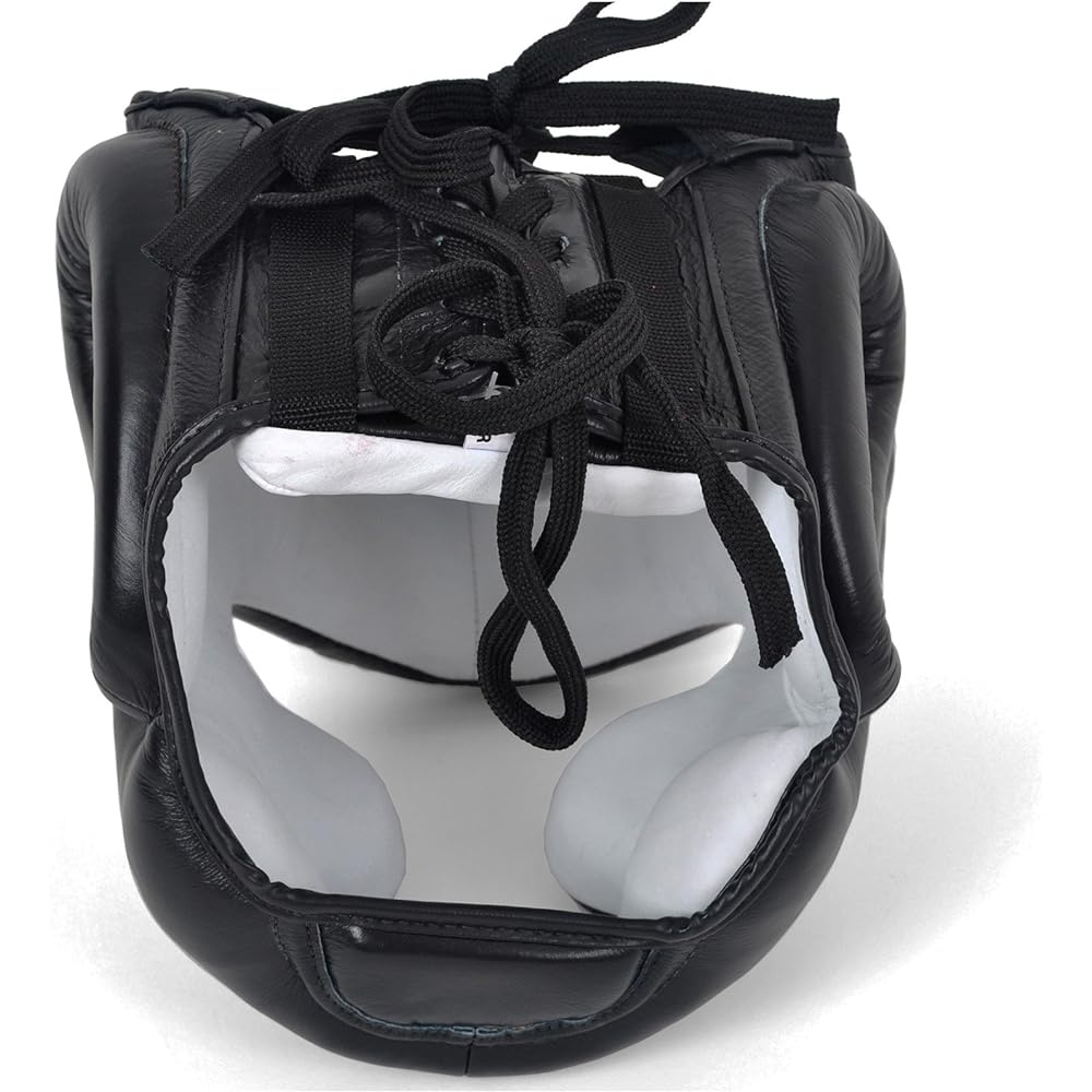 Twins Headgear Genuine Leather Black Size S