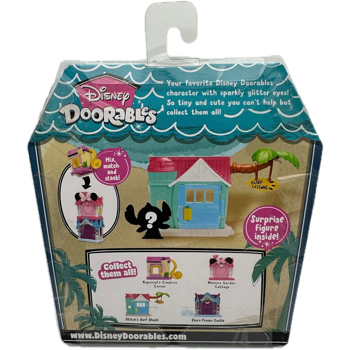 Just Play Disney Doorable Mini Garden Cottage (Stitch's Surf Shack), 1532VC01