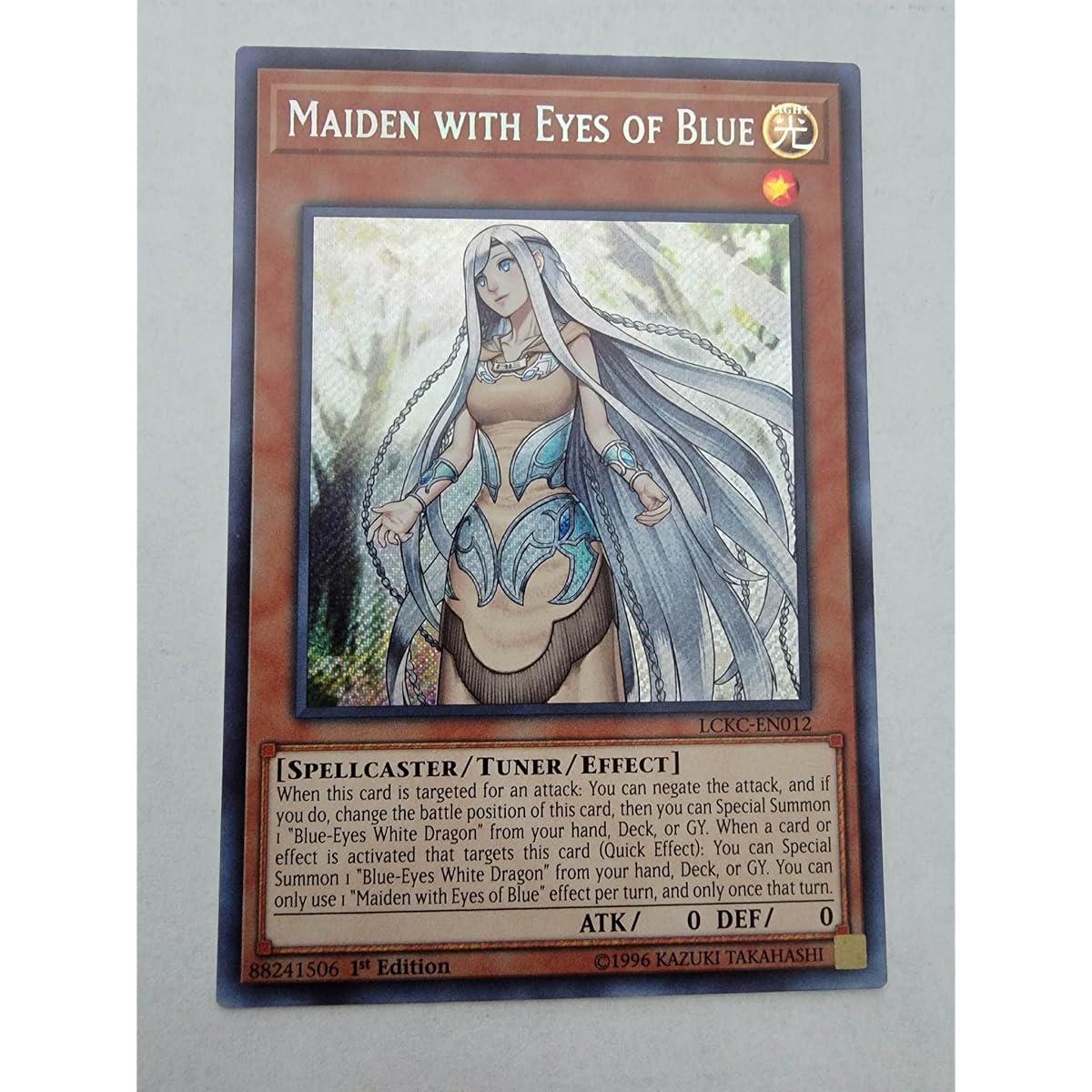 Blue Eyed Maiden - LCKC-EN012 - Legendary Collection Kaiba - Secret Rare - First Edition