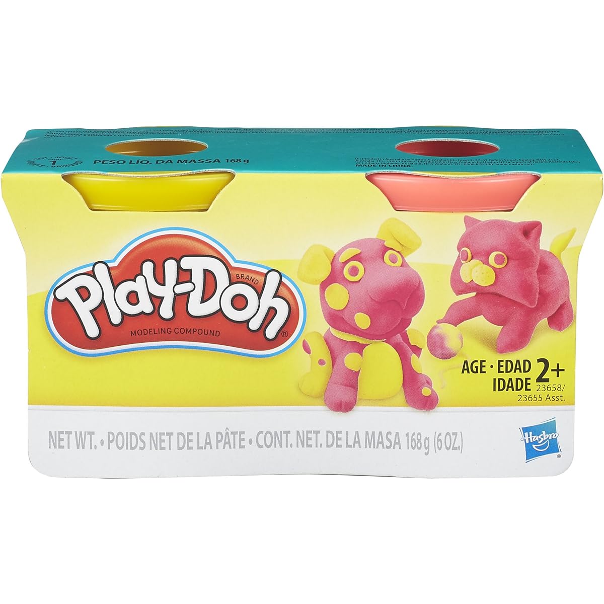 Play-Doh Can 2 Pack Multicolor 23658AS00