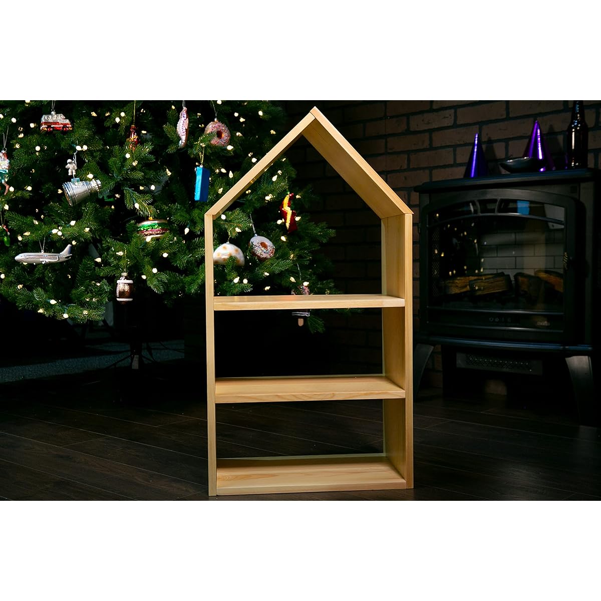 GROVE. grow with love - Wooden Dollhouse Bookshelf