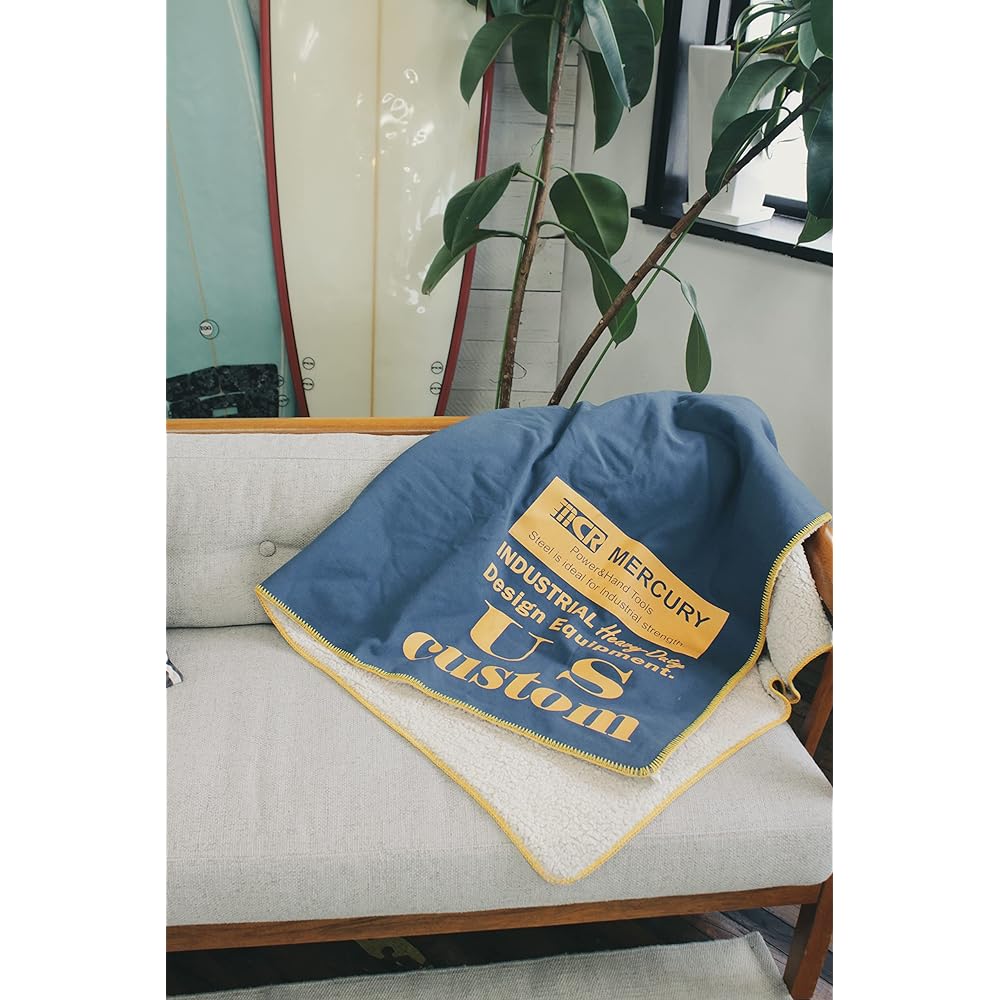 Keystone Mercury Canvas Boa Blanket Gray W140×L100cm ME051666