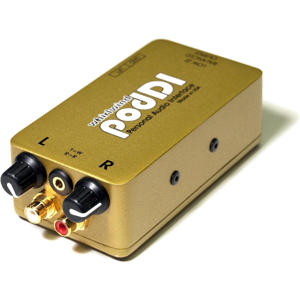 whirlwind 2CH summing passive direct box for CD/MD/PC sound cards Pod DI