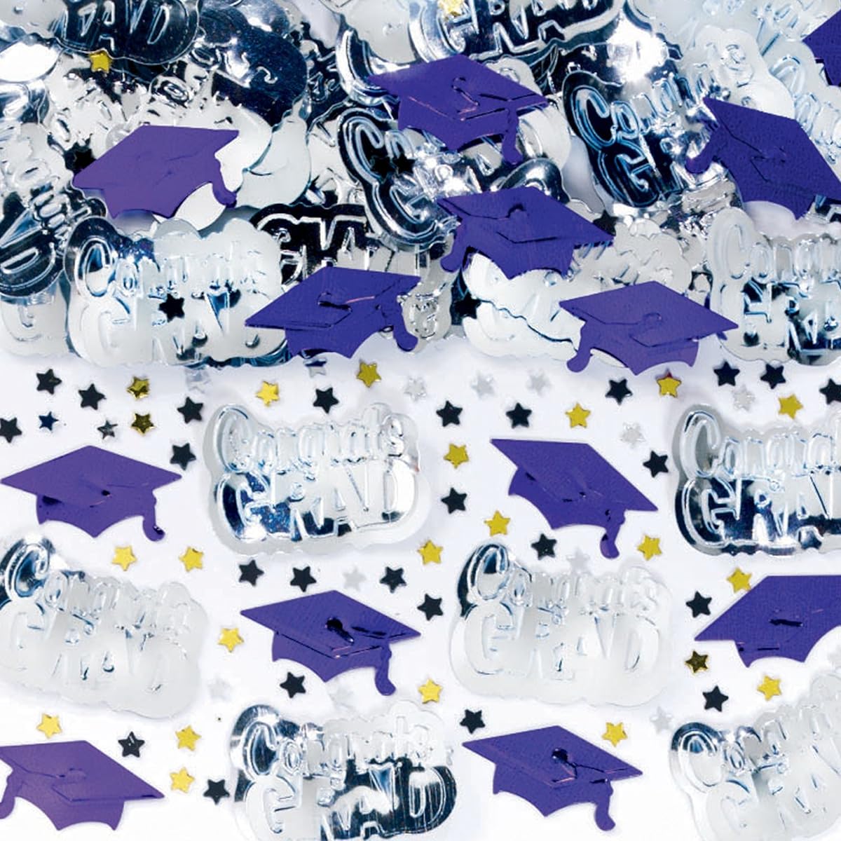 Congrats Grad Purple Graduation Confetti Congrats Grad Purple Graduation Confetti♪Halloween♪Christmas♪