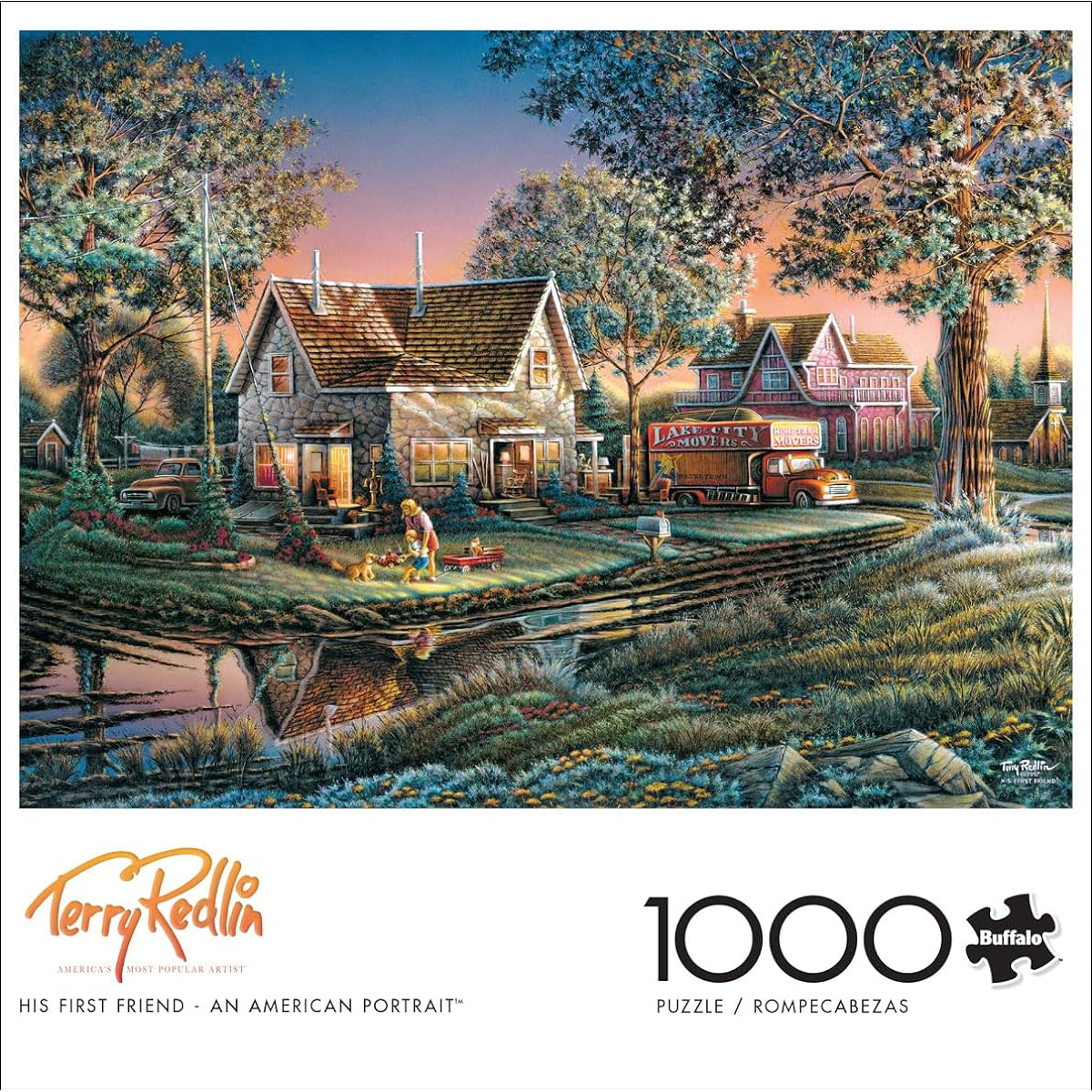 Buffalo Games Jigsaw Puzzle Terry Redlin His First Friend 1000 Piece