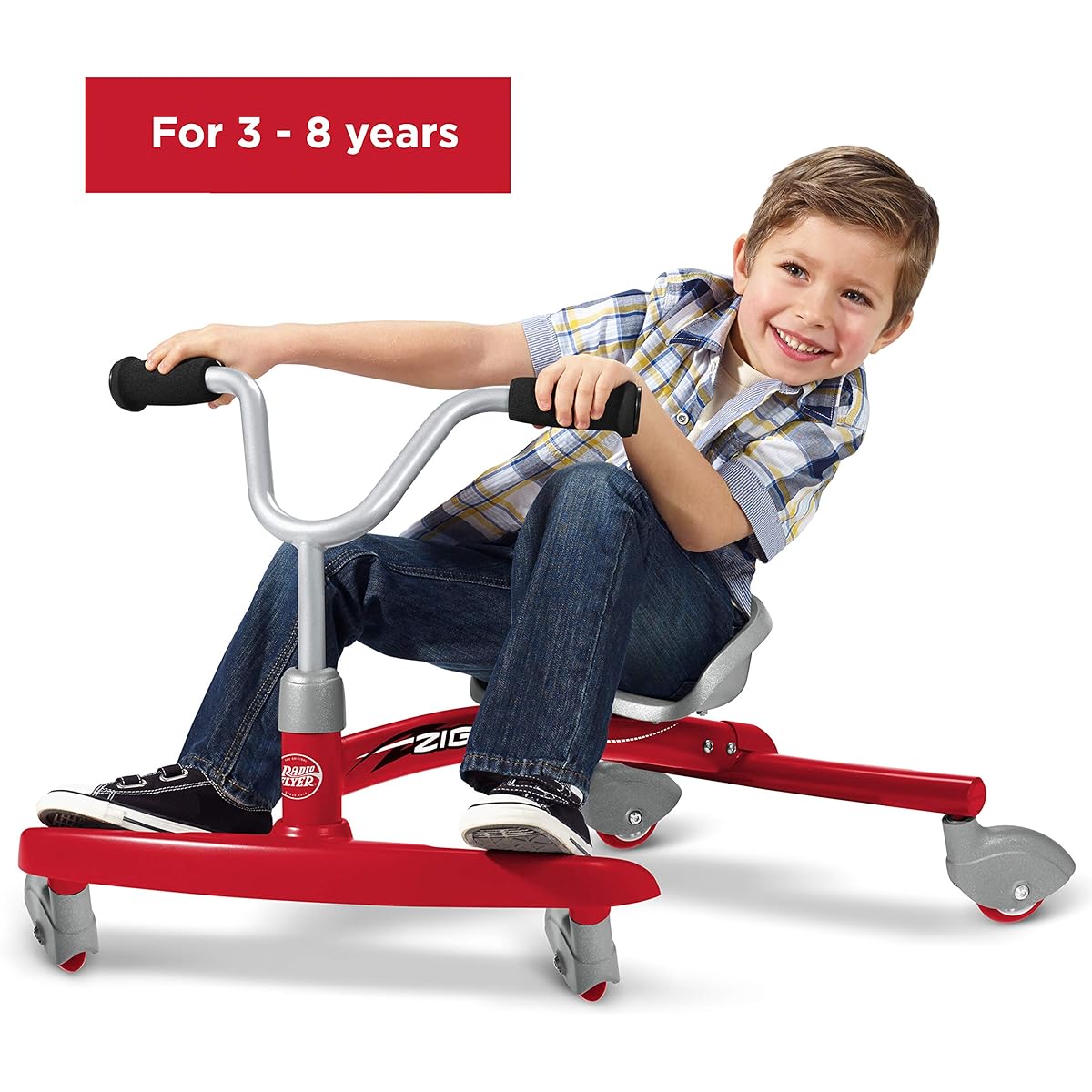 Radio Flyer Ziggle Ride On Radio Flyer Parallel import goods