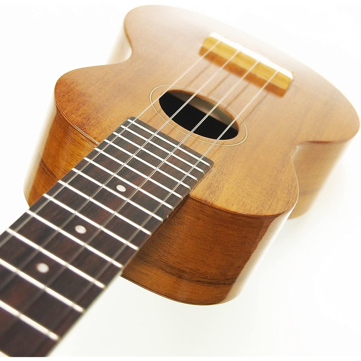 Famous Domestic Ukulele FS-5G Soprano Tuner with Soft Case Hawaiian Core (Reliable Made in Japan) (Gorgeous Tone) (U)