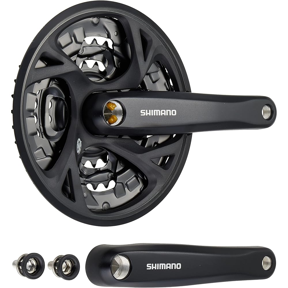 SHIMANO MTB ALTUS FC-M371 Crankset 170/175mm with guard 44/32/22T (3x9S)