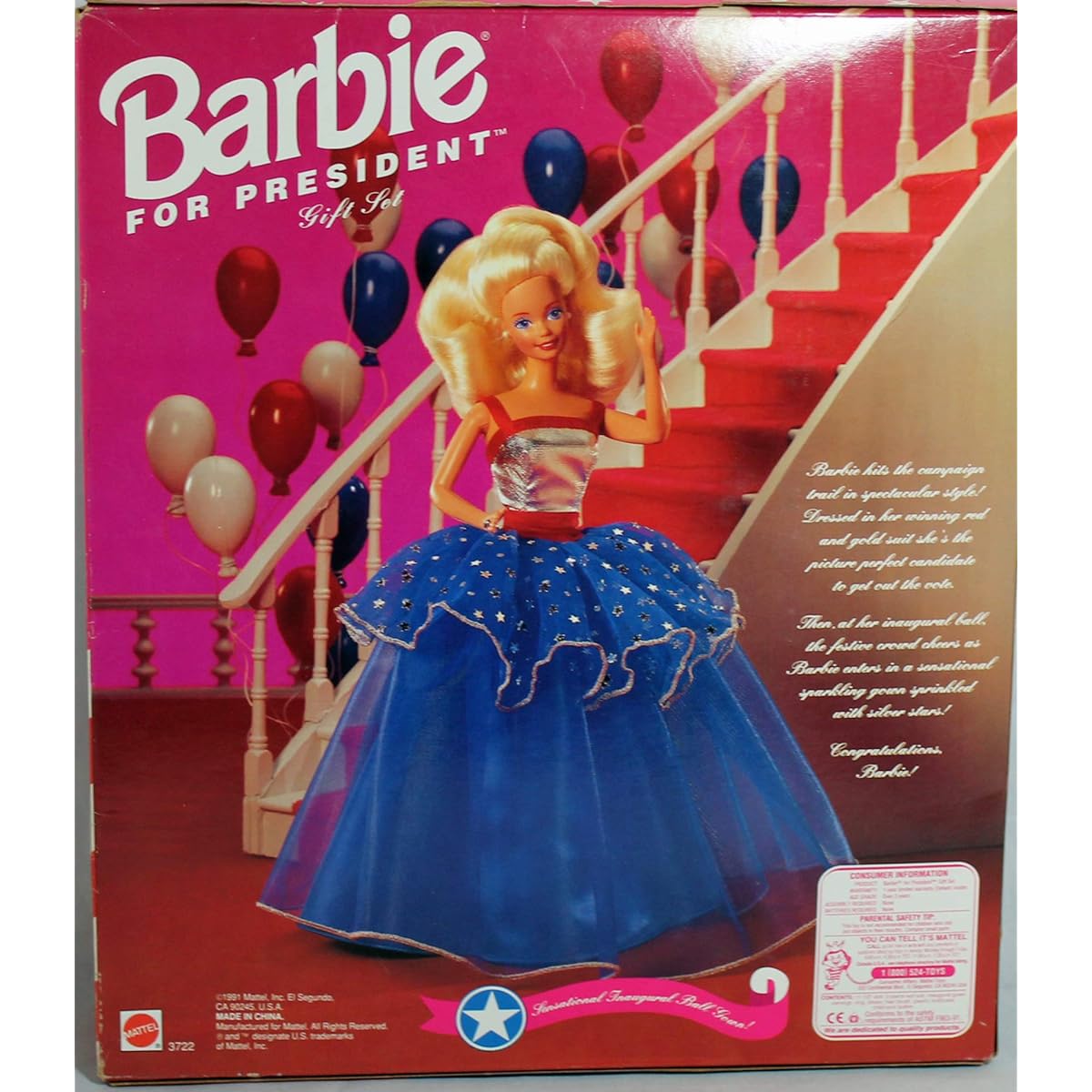 Escada Barbie Doll; Limited Edition by Mattel (English Manual)