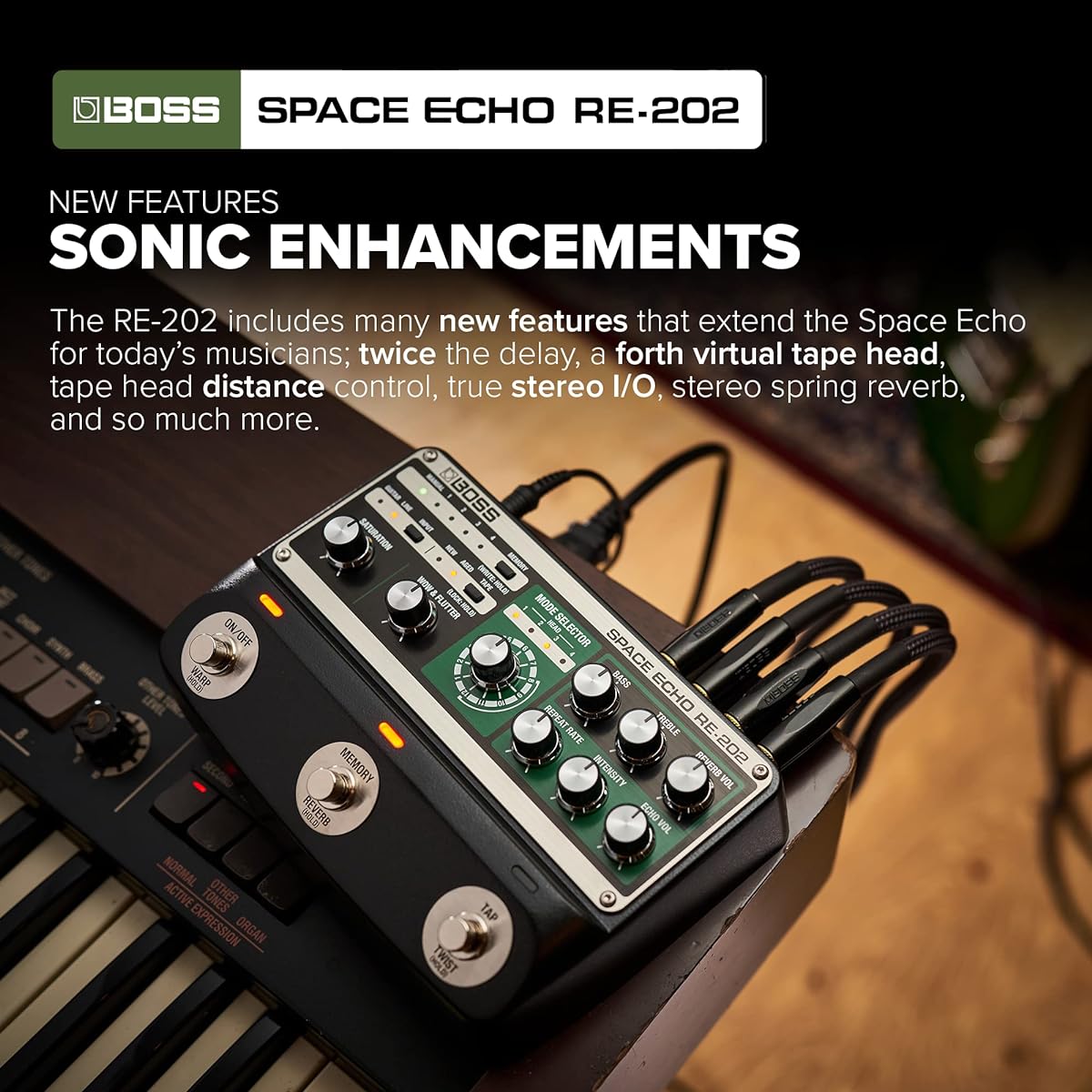 BOSS RE-202 Space Echo Space Echo Echo Delay Reverb Guitar Effector