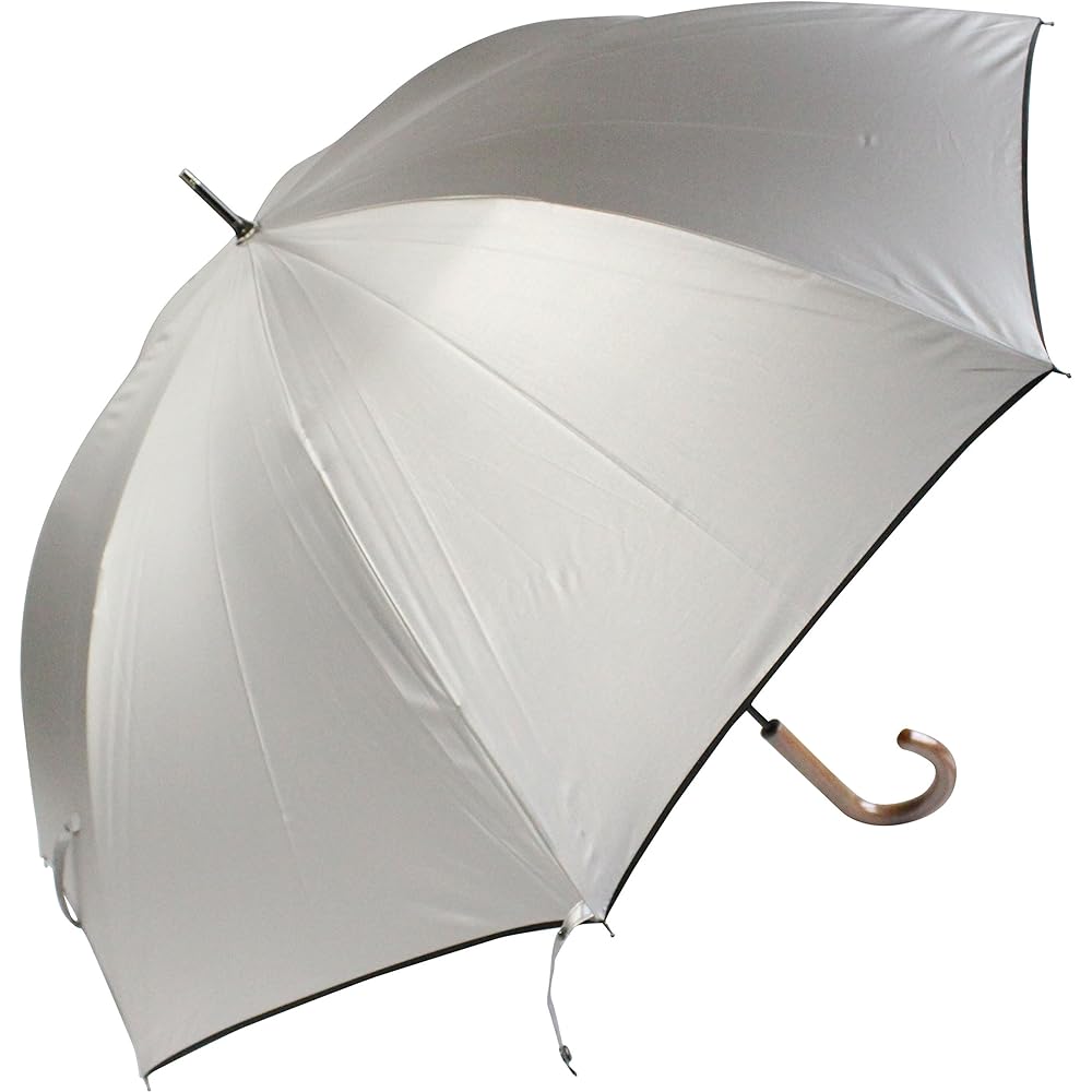 Block out sunlight! Parasol for both sun and rain, durable and high-grade lightweight carbon bone x silver fabric, cuts over 99% of UV rays, UPF 50+, hand-opening umbrella