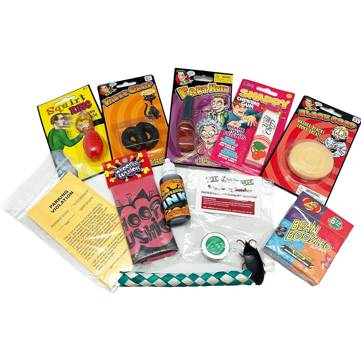 Twisted Anchor Trading Company Prank Gift Box for Kids Gag Gifts Boys Girls Gag and Practical Joke Set Starter Set 12 Pieces