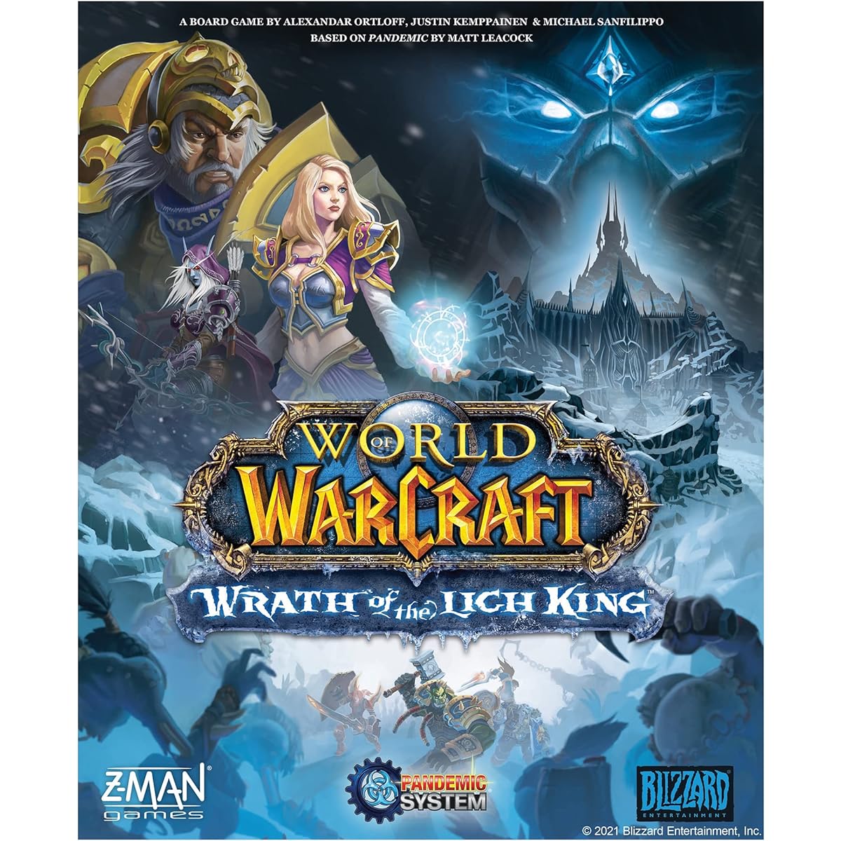 World Of Warcraft Wrath Of The Lich King A Pandemic System Board Game