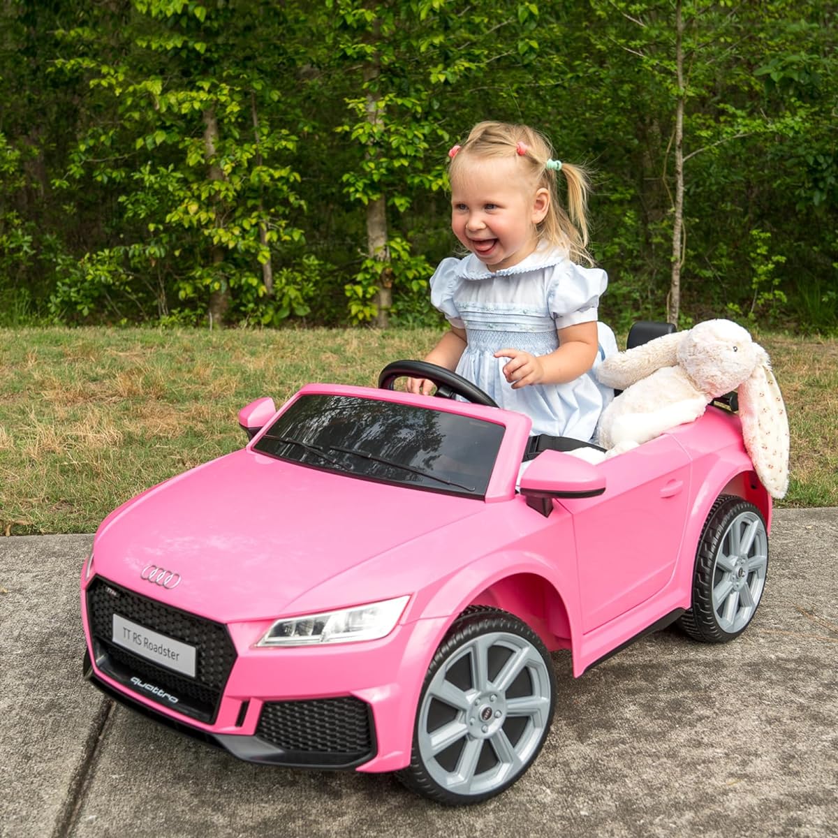 Hikiddo Kids Ride-On Car 12V Riding Audi TT RS Electric Car with Parent Remote Control