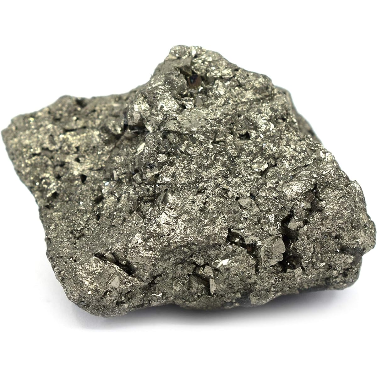 Raw Pyrite Ore, 6 Mineral Specimens - Approximately 1 Inch - Geologist Selected & Handcrafted - Great for Science Classrooms - Class Pack - Eisco Labs