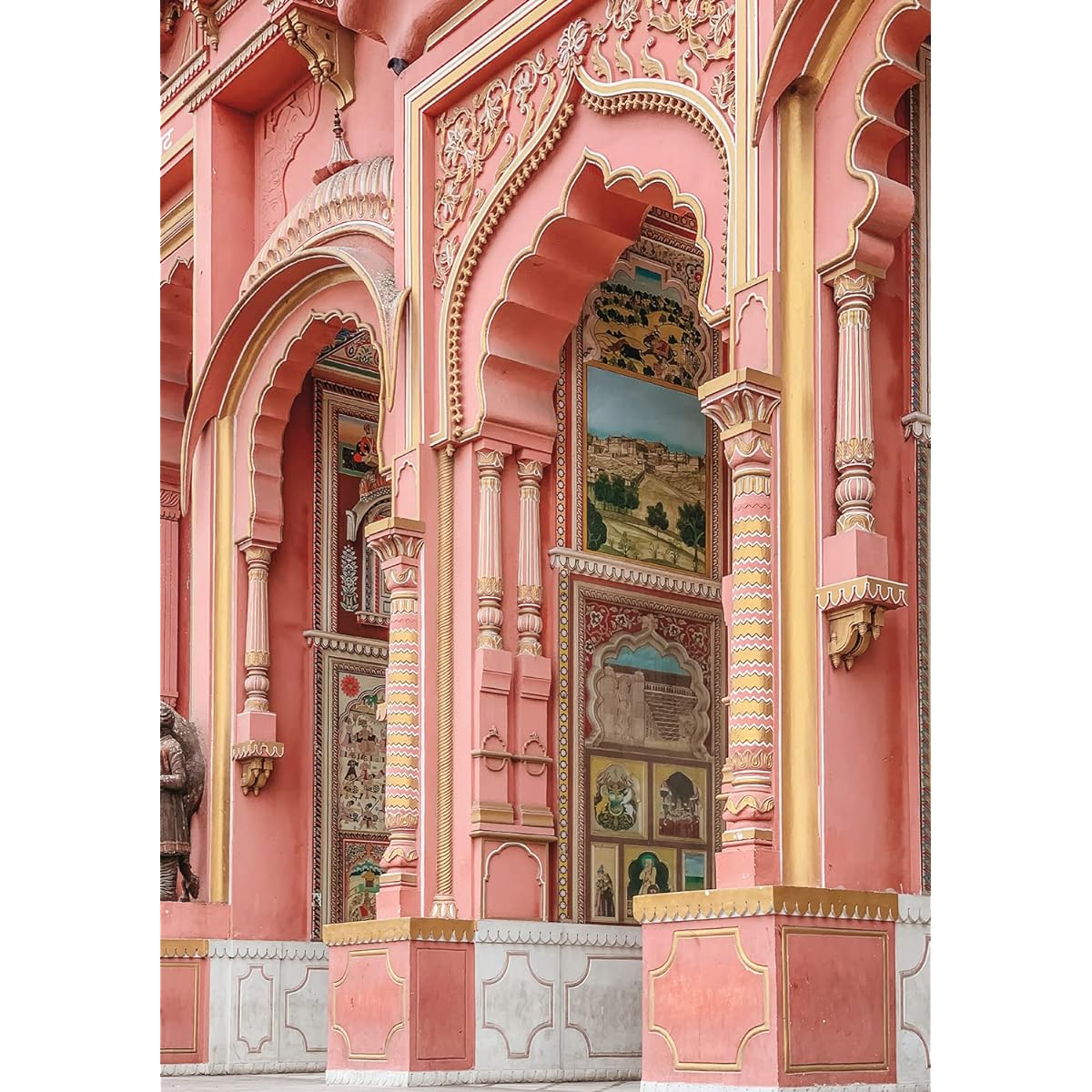 Buffalo Games - blanc - Hawa Mahal India - 500 Piece Jigsaw Puzzle for Adults Challenging Puzzle Perfect for Game Night - 500 Pieces Finished Size 21.25 x 15.00