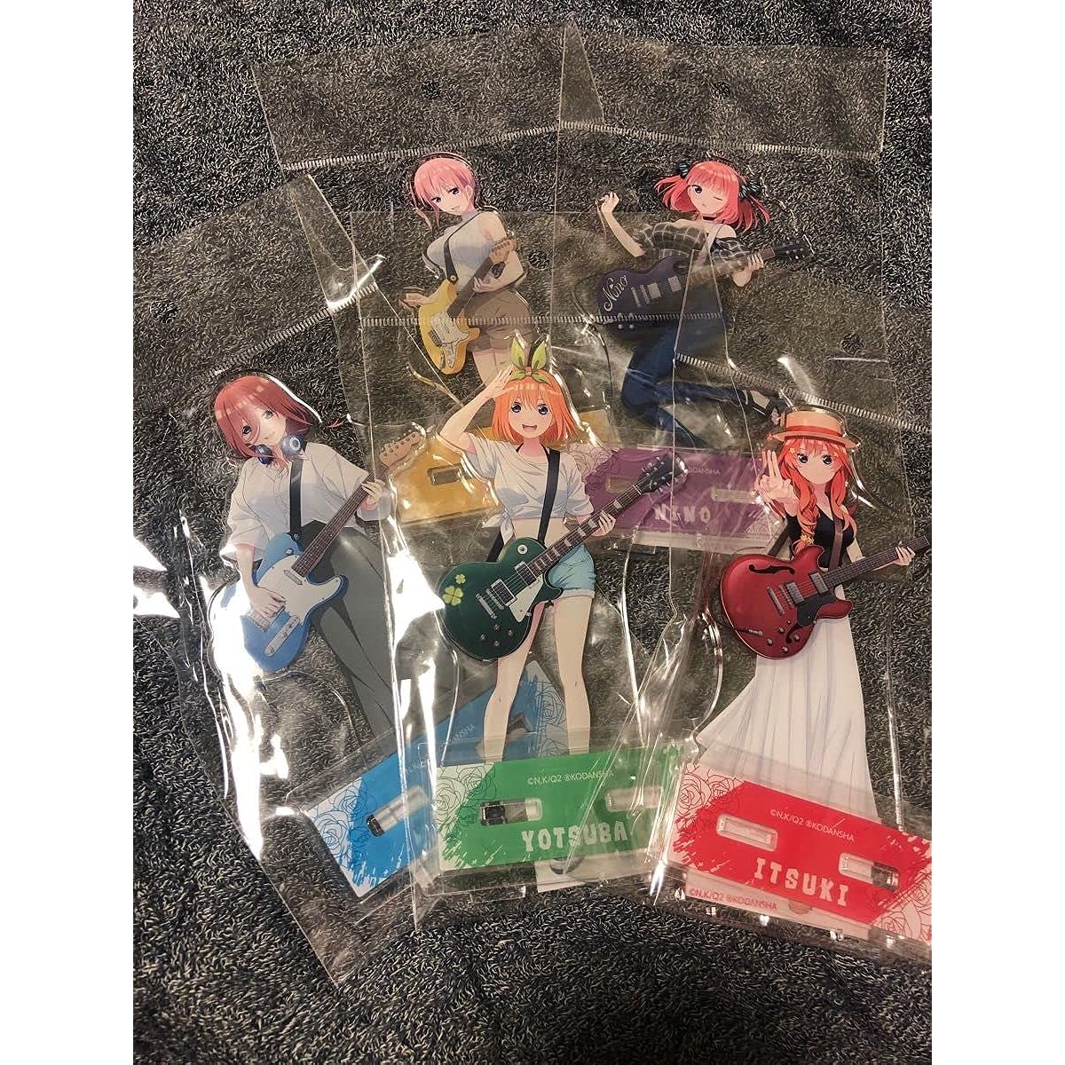 The Quintessential Quintuplets Guitar Playing Big Acrylic Stand, 5 Types
