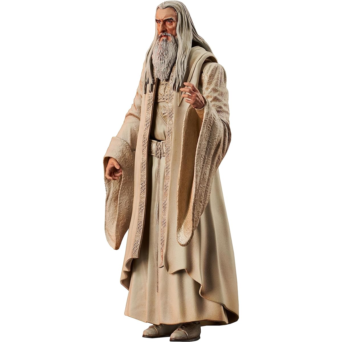 DIAMOND SELECT TOYS Lord of the Rings Saruman Action Figure