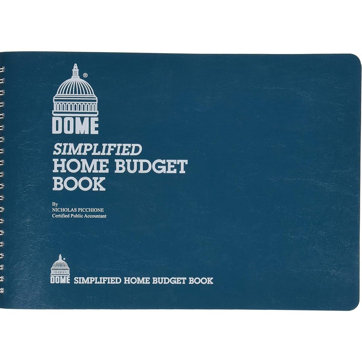 Dome Publishing Company Inc Home Budget Book, 64 Pages, 10-1/2 x 7-1/2 Inch, Teal (DOM840) Set of 3