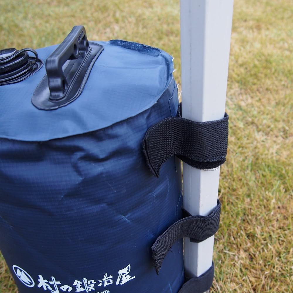Tent Weight ELLISSE Multi Weight 10L Set of 4 Weight Bag Multi Weight for Tarp Tent Band Tape Included Black Tent Weight Bag Tarp Tent Tank Camping Weight Steel Tent Tarp Beach Parasol