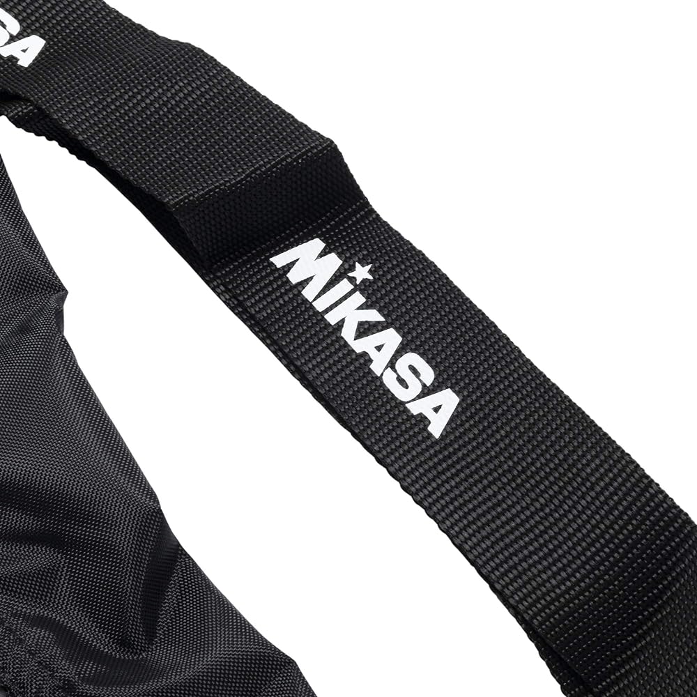 MIKASA Ball Bag Mesh Drawstring Type Medium/Large/Extra Large Size Black
