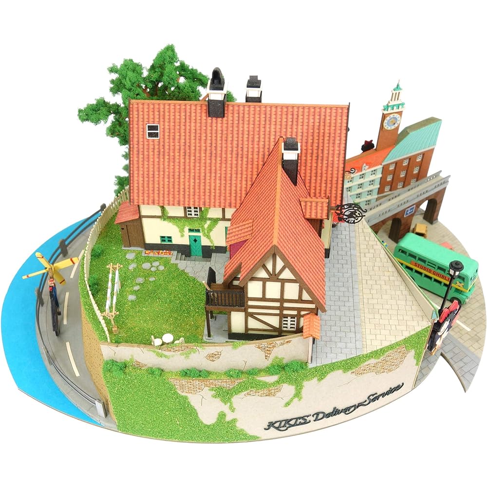 Sankei Studio Ghibli Series Kiki's Delivery Service Diorama Paper Craft MP07-37
