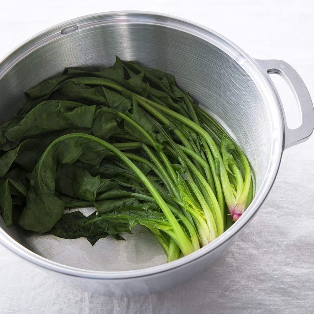 HAL Musui KING Anhydrous Pot (R) 24 Two-Handed Pot 24cm Anhydrous Cooking 8 Roles in 1 Pot Made in Japan 600034