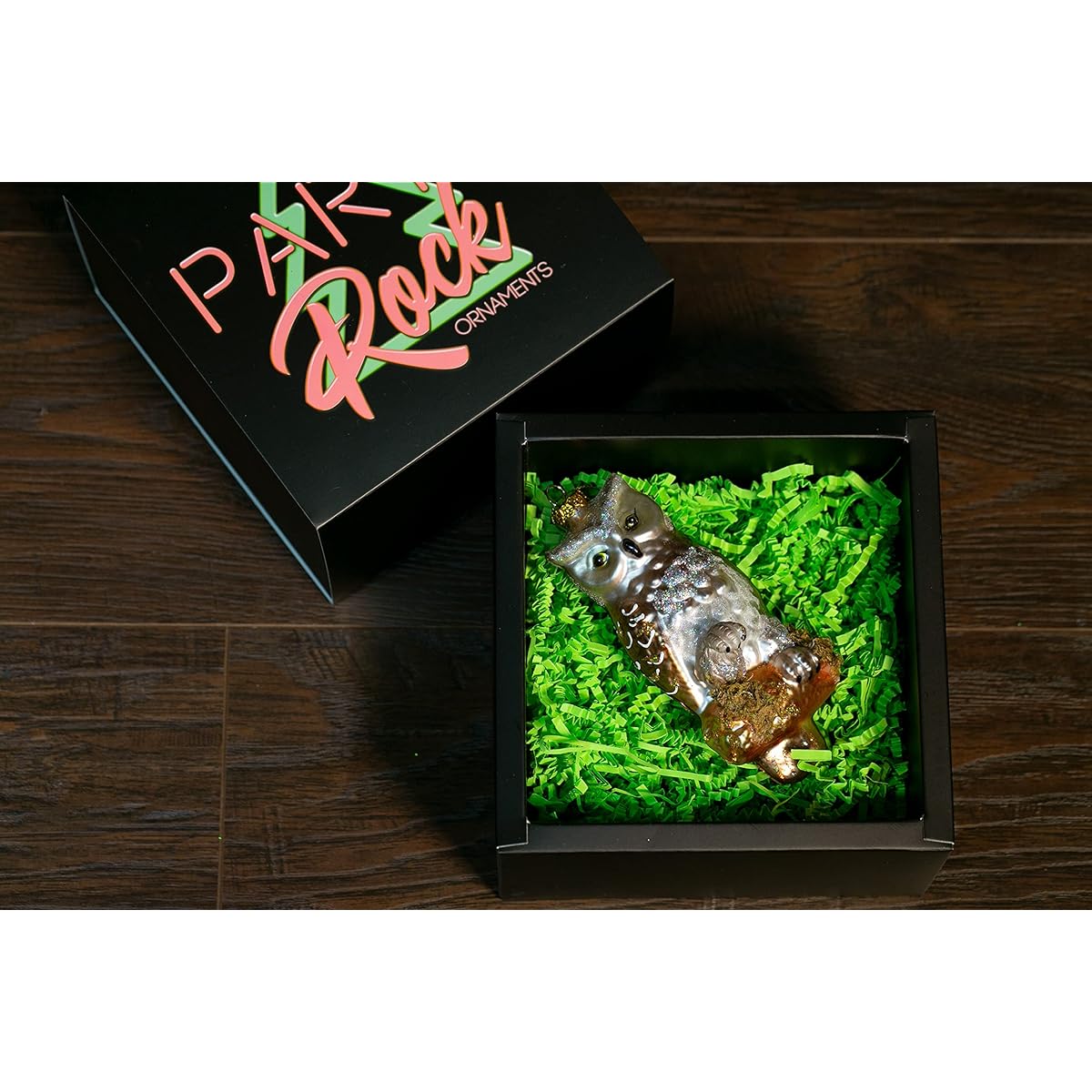 Party Rock | Owl Glass Ornament | Animal Collection